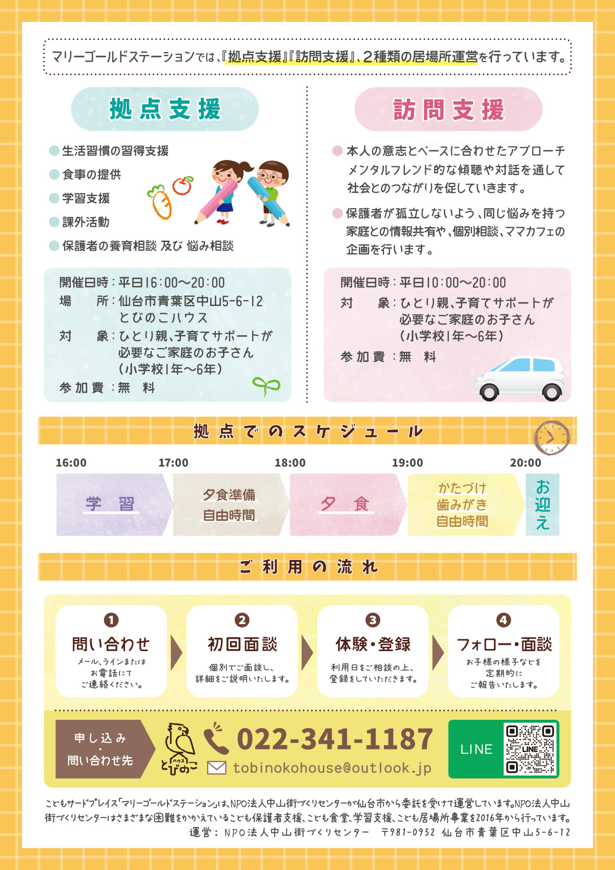 マリーゴールドステーションチラシ裏